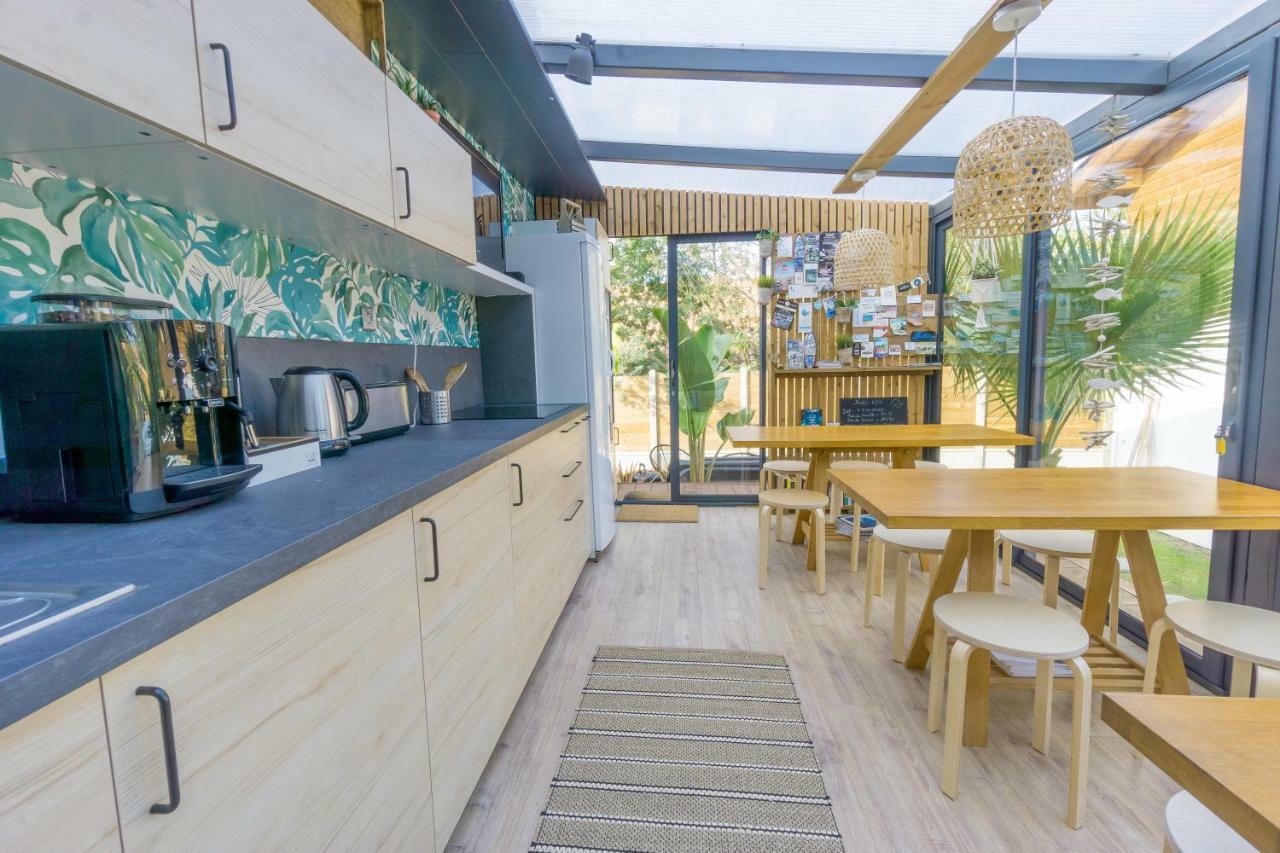 Wood'N Sea Surf Lodge - Auberge De Jeunesse Capbreton Dış mekan fotoğraf