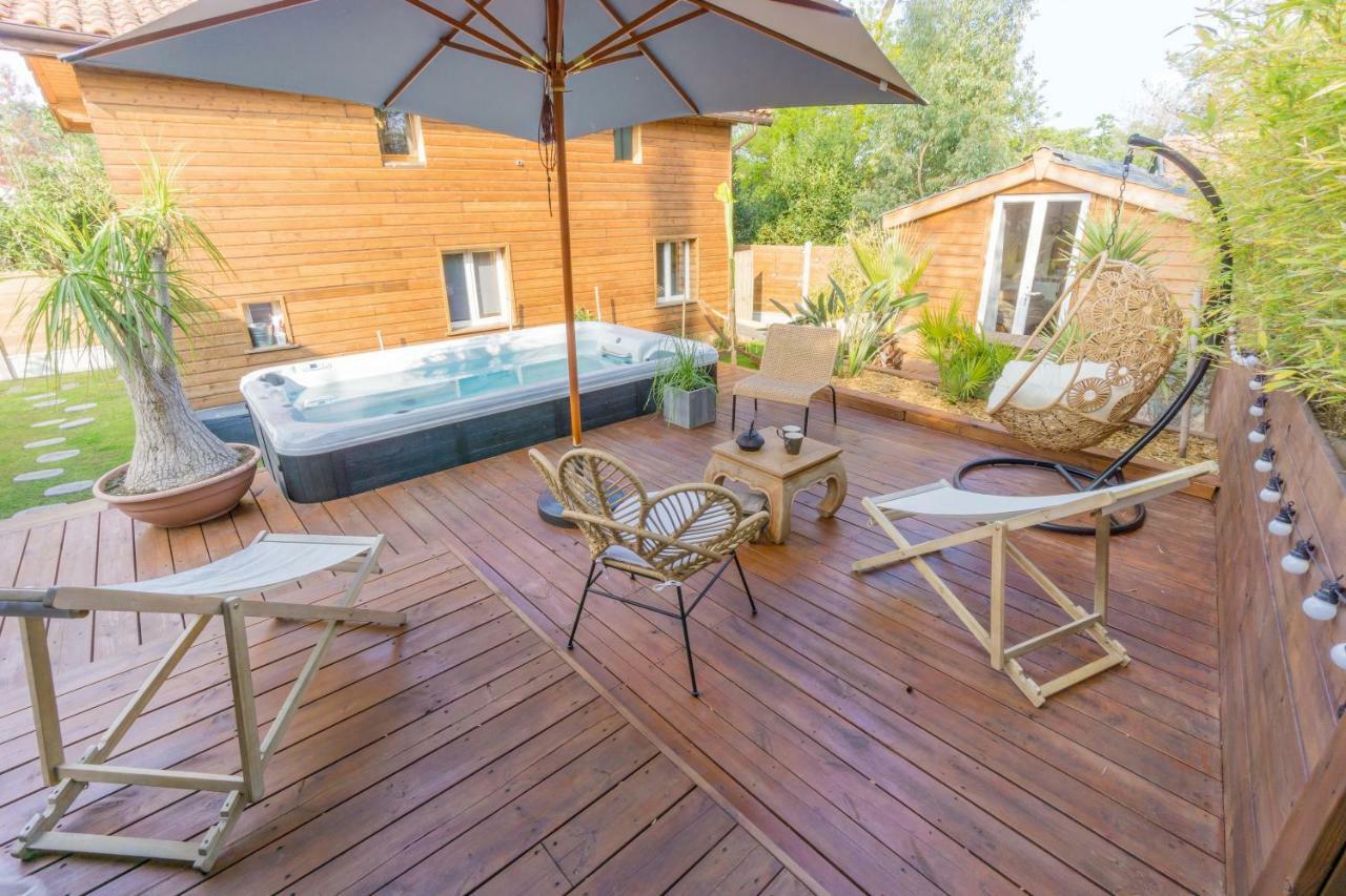 Wood'N Sea Surf Lodge - Auberge De Jeunesse Capbreton Dış mekan fotoğraf